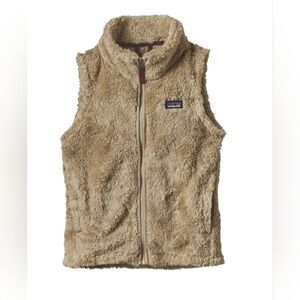Patagonia Kids' Cozy Tan Fleece Vest 7/8